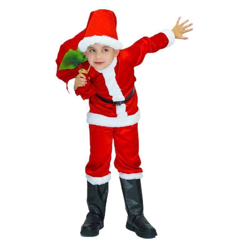 Traje de Navidad para niños traje de cosplay de Navidad para niños traje de rendimiento de etapa de Navidad