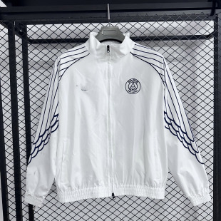 跨境復古皇馬尤文巴薩高品質潮牌刺綉上衣外套男女同款