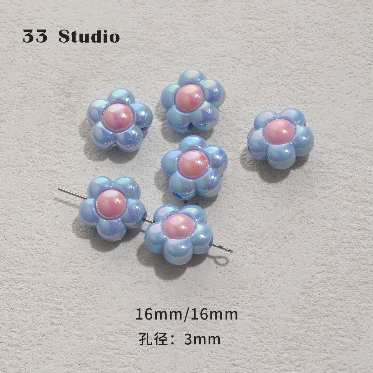 #37 Plated flowers (1 piece)