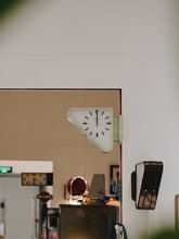 厦门月邻居三角挂钟 金属双面显示挂钟 BONOX墙面钟表