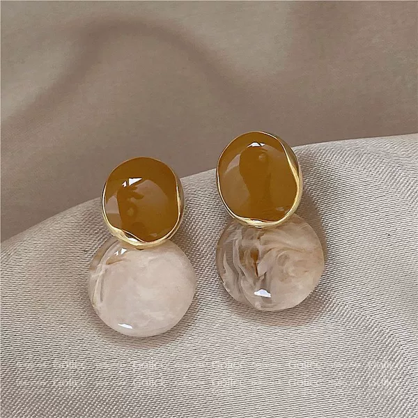 Khaki earrings