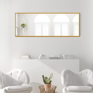 Full-Body Dressing Mirror Floor-Standing Home Retro Girls' Bedroom Makeup Three-Dimensional Wall-Mounted Mirror