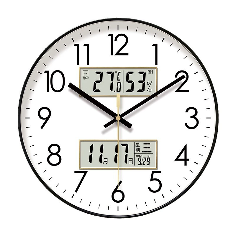Wall calendar, classic quartz pocket watch
