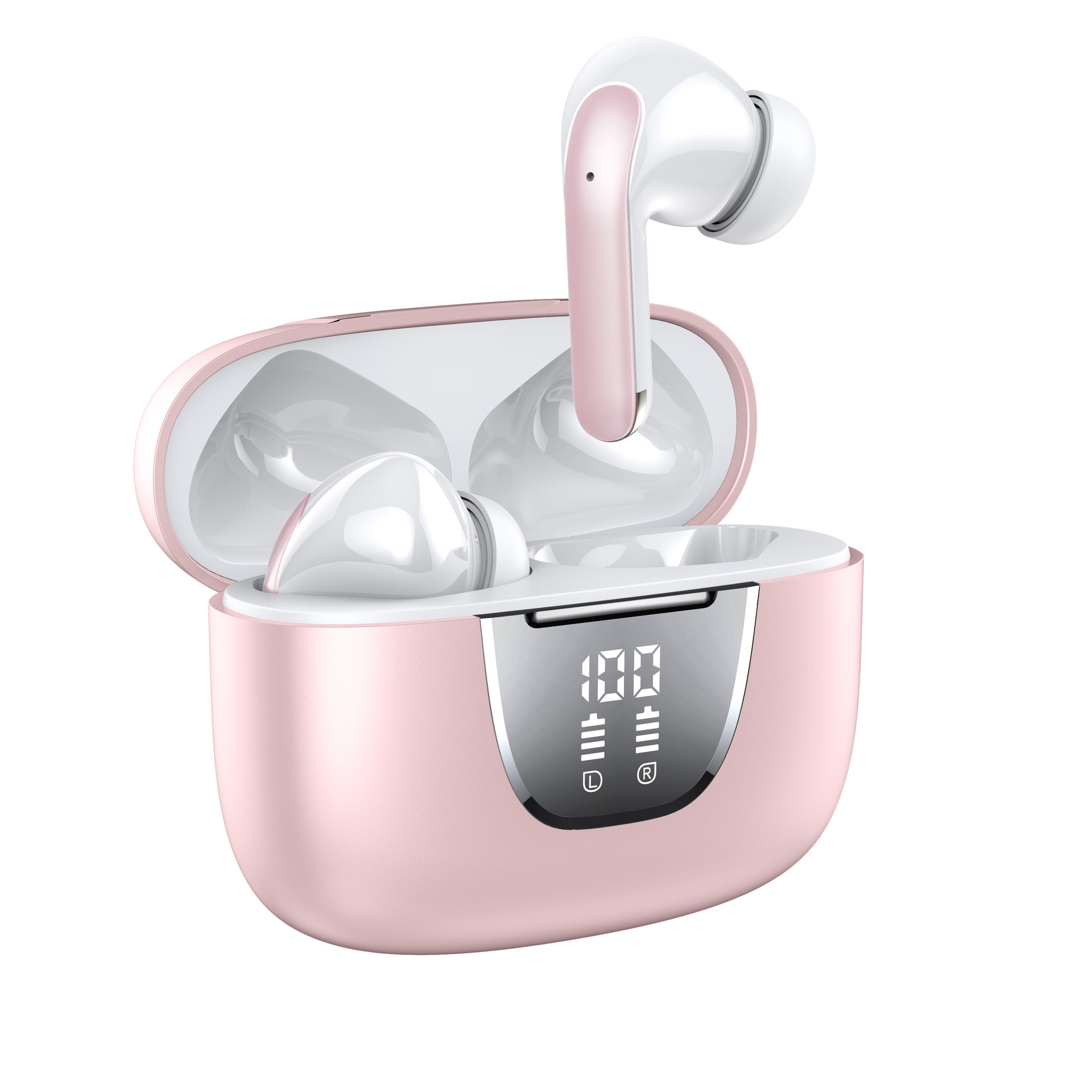 Pinmi S42 auriculares Bluetooth ENC reducción de ruido auriculares Bluetooth inalámbricos auriculares para juegos TWS auriculares táctiles inalámbricos i10