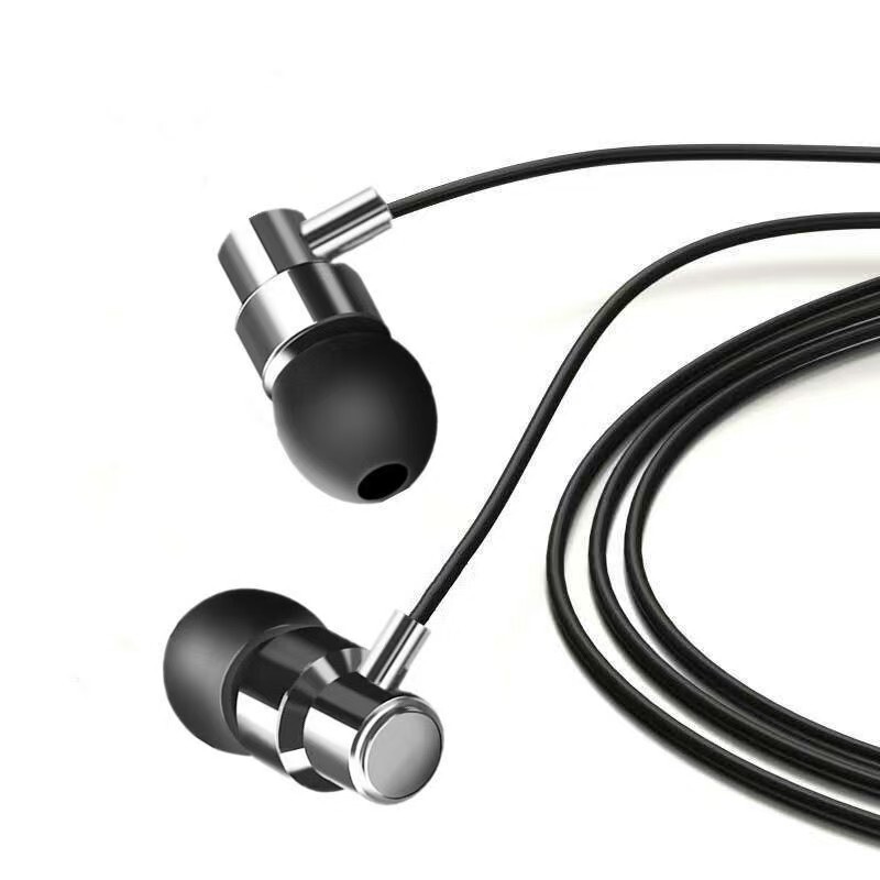 ノート入耳式2メートル長有線イヤホン3.5mm調律マイク付き携帯電話イヤホン重低音長線|undefined