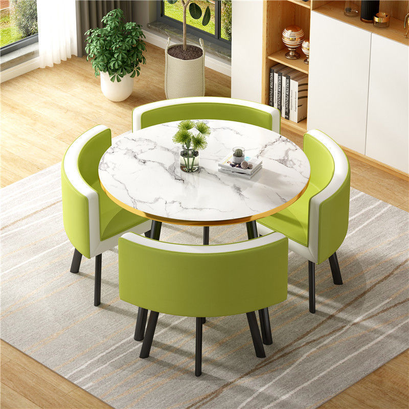 둥근 모조 흰색 밝은 녹색 흰색 줄무늬 금색 가장자리