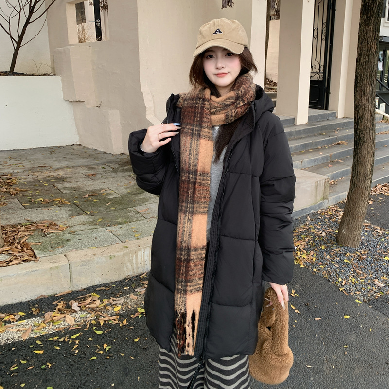 Puff down Cotton Jacket for Women Winter 2025 Mid-Length Ultra-Light Slim Fit Popular Hot Style Wholesale