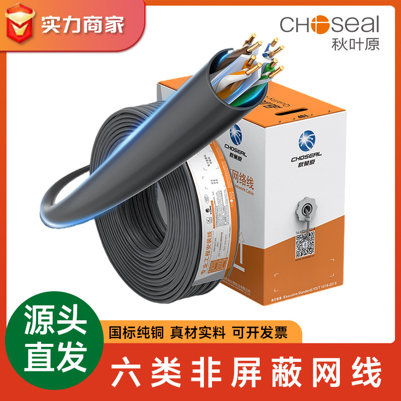 Dual Connector Cat Gigabit Ultra-Thin Laptop Connection Router Wifi Eight-Strand Braided Large Green Cat6 Network Cable