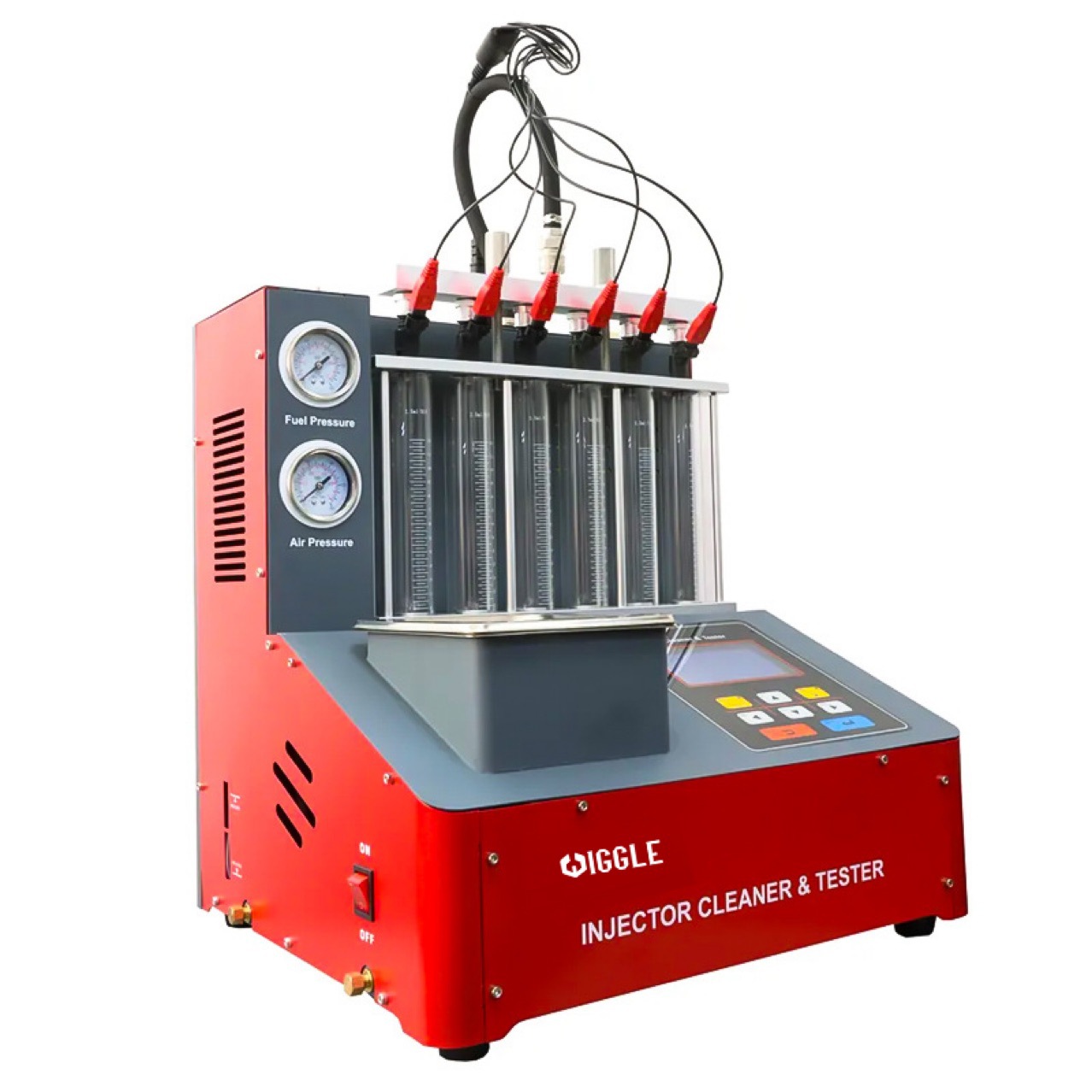 Máquina de limpieza de inyectores de combustible para automóviles GDI608 Eliminación de depósitos de carbón por ultrasonidos Limpieza de inyectores de inyección directa en cilindro GDI