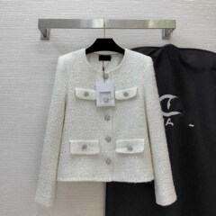 亮片小香风外套女小个子2025新款秋季法式赫本风精致短款上衣