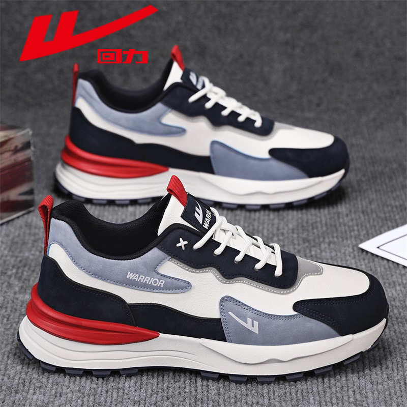 回力warrior官方正品时尚潮流休闲鞋爆款百搭厚底耐磨跑步运动鞋
