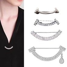 欧美精致水钻胸针女气质上衣西装固定扣奢华连衣裙裤脚收腰扣配件