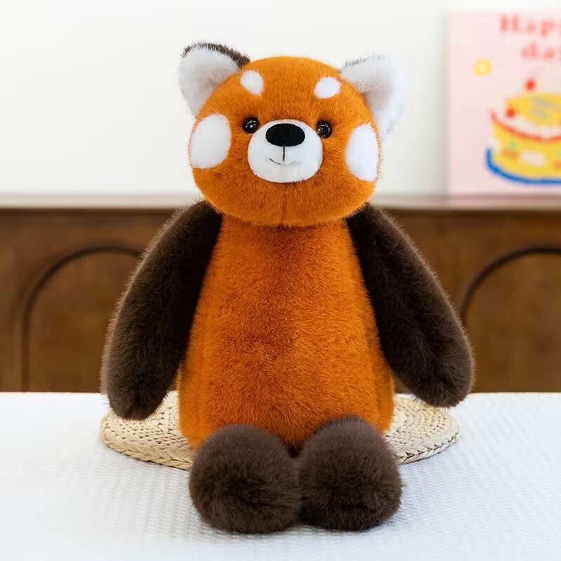 Simulación transfronteriza burro panda tranquilizador animal muñeco de peluche acompañante niño muñeca muñeca regalo de cumpleaños almohada