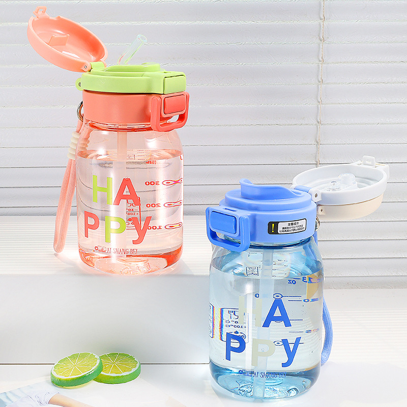 Lindo macaron taza para beber doble taza para niños de gran capacidad para beber agua fría y caliente disponible con cuerda portátil con hogar al aire libre
