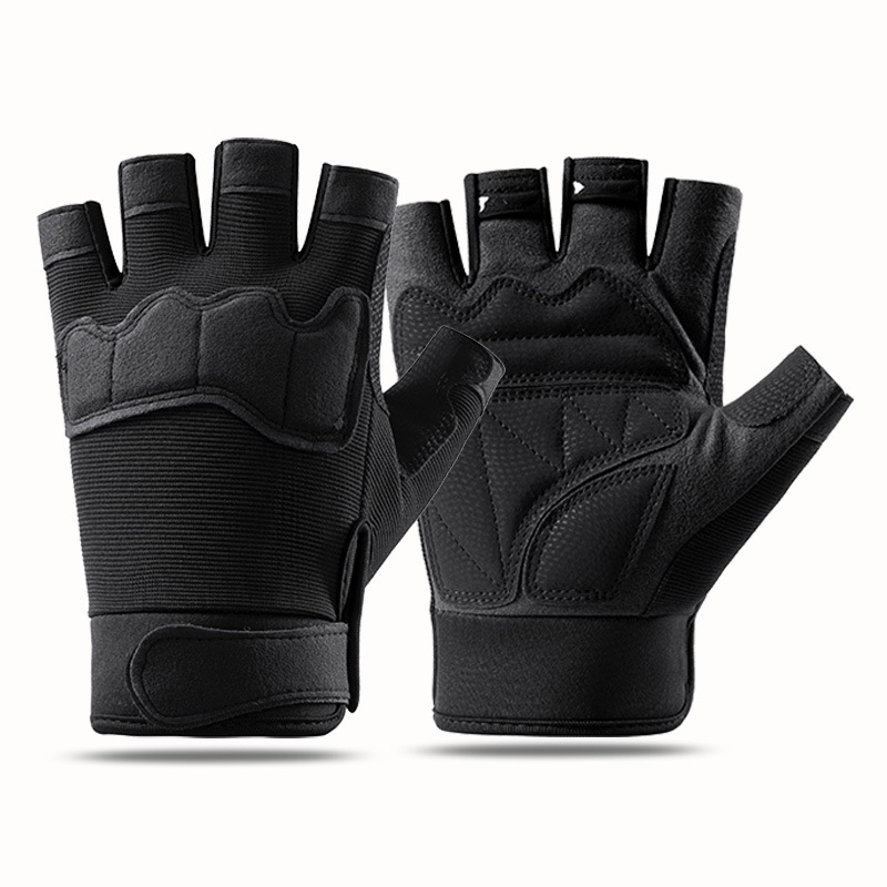 Tactical Half-finger Gloves Men, Suitable Outdoor Sports, Spring And Summer Cycling, Non-slip, Training, Fitness,_desvips.com