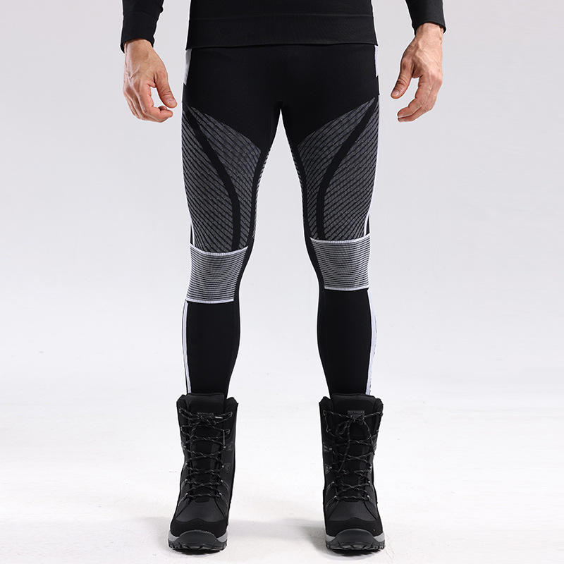 X-BIO nuevo 4.0 poli-energía para fortalecer los pantalones de esquí de esquí para hombre calentamiento apretado para eliminar el sudor compresión pantalones largos otoño invierno