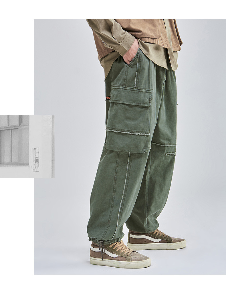 Herrenbekleidung Herrenmode Modemarke Overalls Herren Herbst Neue Herrenbekleidung Hosen Stone Mill Lose Freizeithose Herren_voghion.com