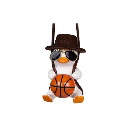 Car Rearview Mirror Car Interior | Car hanging - basketball-duck