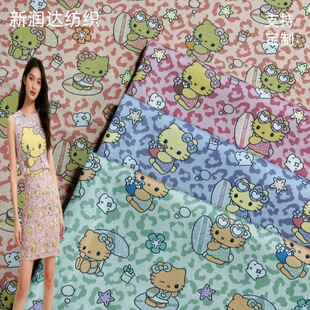 Hello Kitty���yȫ��ӡ������  �R����ɫϵ �r����ȹDIY�ֹ���