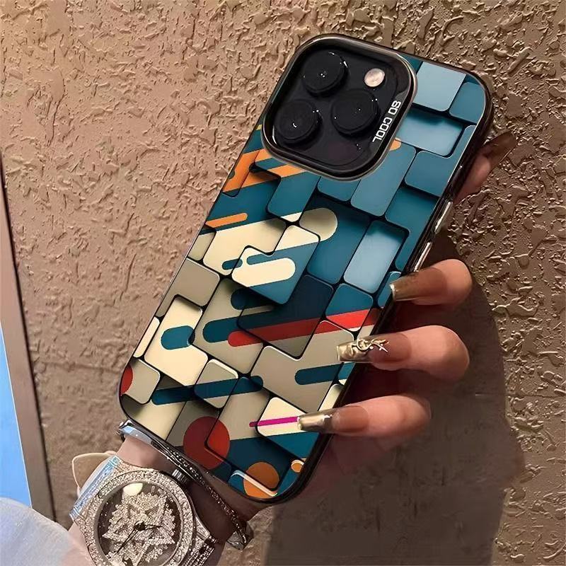 Nuevo cuadrado para iPhone 16 funda para teléfono móvil Apple 15promax/14 personalidad 13pro12 Europa y América 11xr