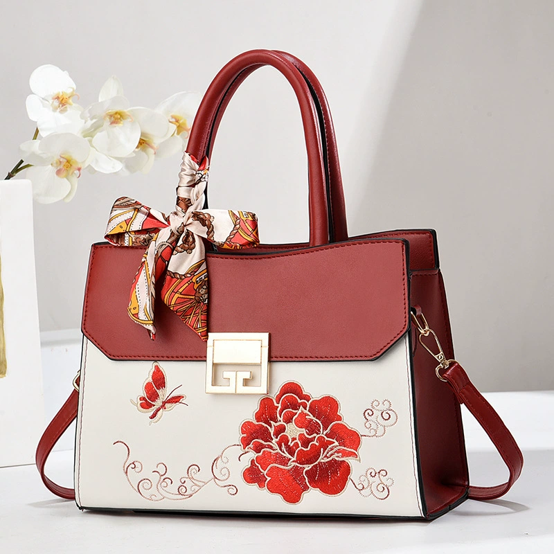 Сумка DaiZiYa Trend - Элитная сумка с вышивкой, 29x12x21 см, 0.7 кг, различные цвета
