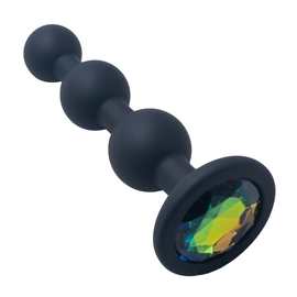 情趣用品硅胶后庭肛塞外出穿戴三球硅胶后庭拉珠肛塞G点另类玩具