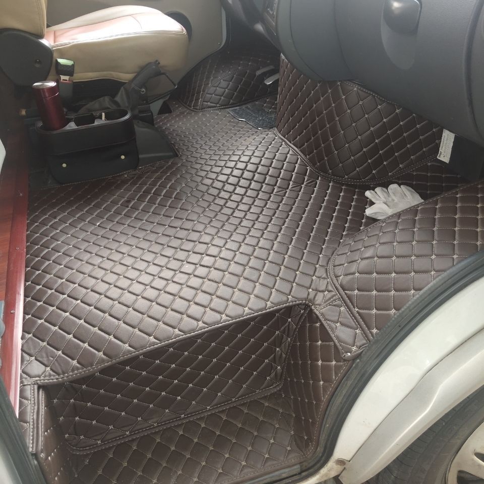 Datong V80 Iveco Deyi Ou Sheng Baodi Front Row 3-seat Double-layer Floor Mats Special Large Surround Car Floor Rubber Mats