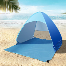 跨境亞馬遜爆款 全自動速開沙灘遮陽折疊野營帳篷戶外沙灘帳篷