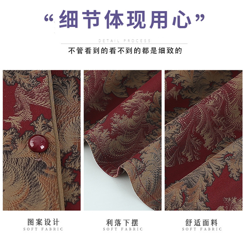 中老年人秋季长袖衬衫女2025新款奶奶秋装妈妈开衫上衣老太太衣服|undefined