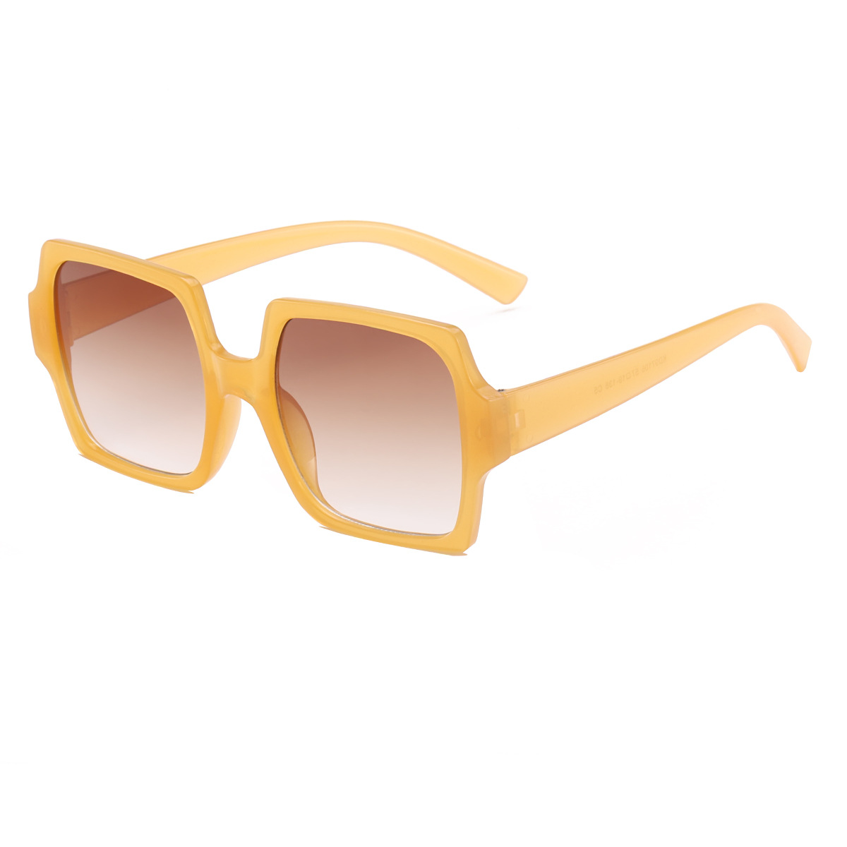 2022 nueva moda europea y americana gafas de sol cuadradas gafas de sol de calle de color jalea ins gafas de sol de tendencia transfronteriza