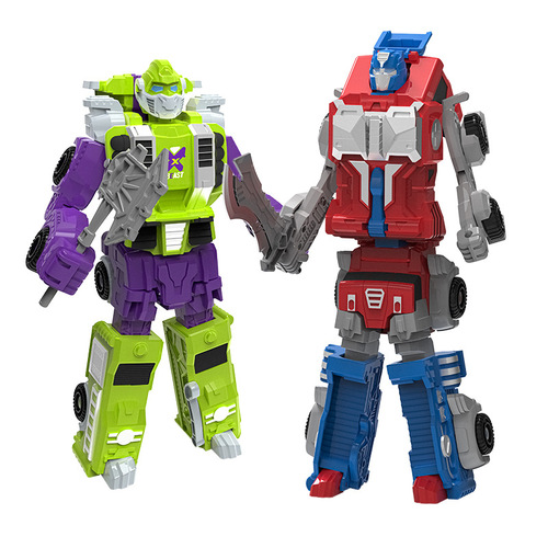 Transformation toys magnetic assembled mecha for children 3-6 years old King Kong robot figure model toy boy gift