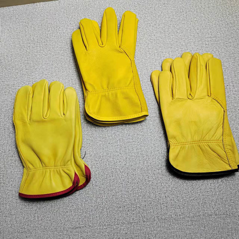 2022四季通用焊工劳保牛皮手套建筑工程作业男士均码手套批发