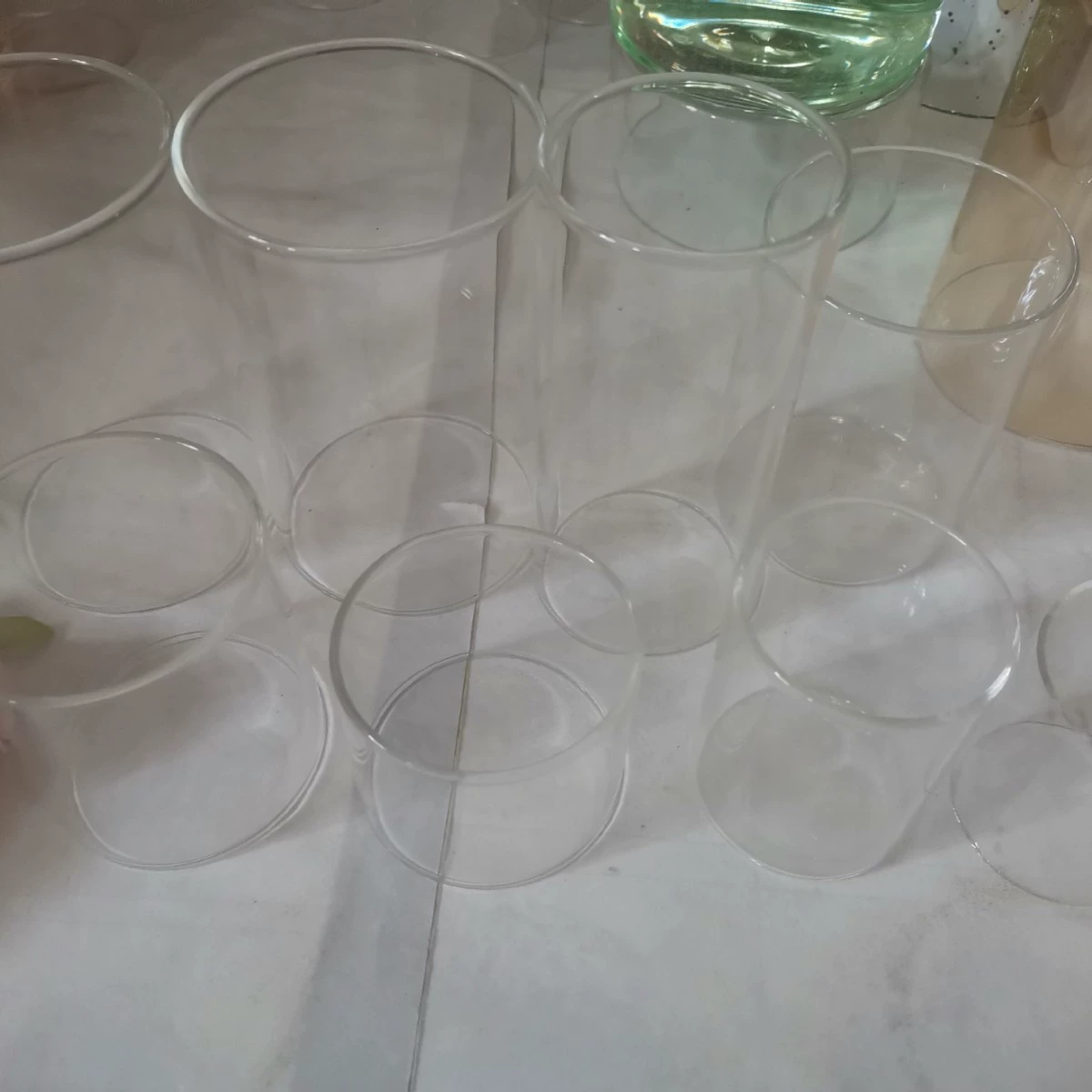 Electronic glass candle, LED lampshade, aromatherapy