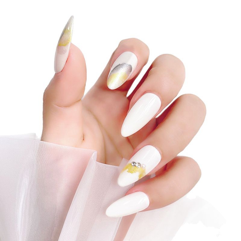 Traje Especial de Pintura de color rojo neto sol estilo oro polvo manchado 2021 transfronterizo nueva manicura acuarela pintura perlado sólido