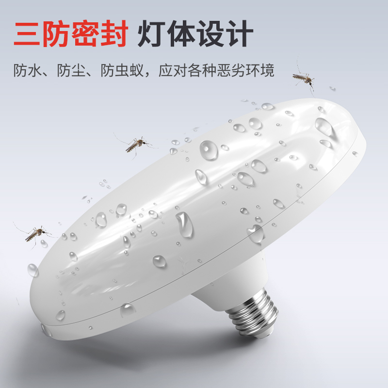 全光谱飞碟灯led超亮节能灯泡足功率防水家用车间大功率球泡|undefined