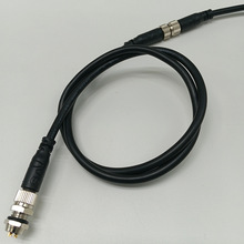 M8防水航空插头线工业传感器连接线IP67电缆面板自动化设备连接器