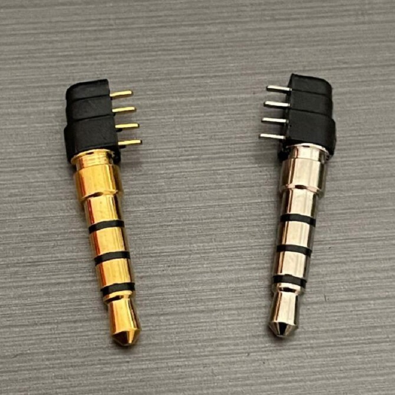 3.5四极刷卡机POS刷卡机手机支付遥控器PCB板焊板公头镀金插头
