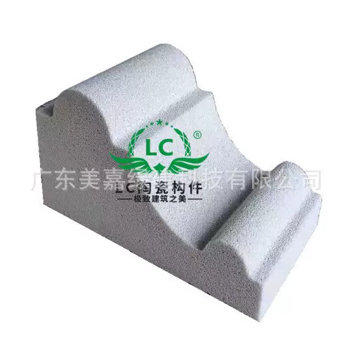 LC陶瓷构件样品发泡线条窗套线檐线腰线回字纹GRC/EPS升级软瓷