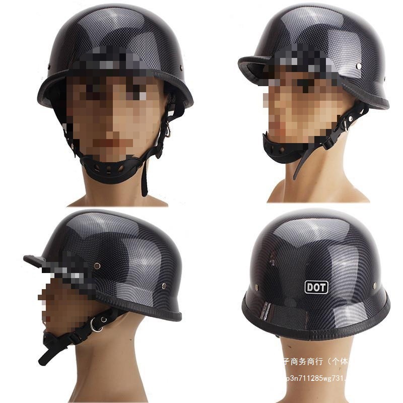 Electric Motorcycle Helmet Men Women Harley Steel Fashion Half Camo Summer