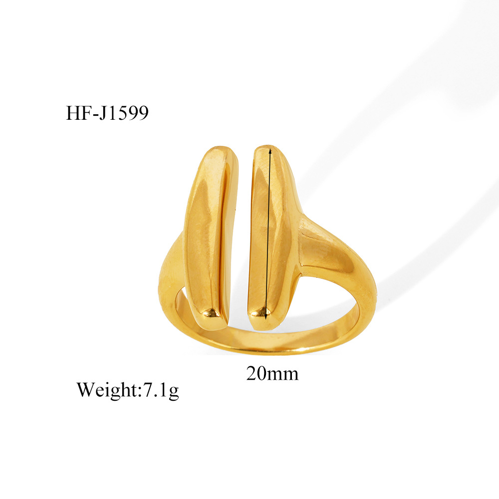 One Size Ring Size Wholesale Jewelry Vintage Style Exaggerated Sun Titanium Steel Plating Rings