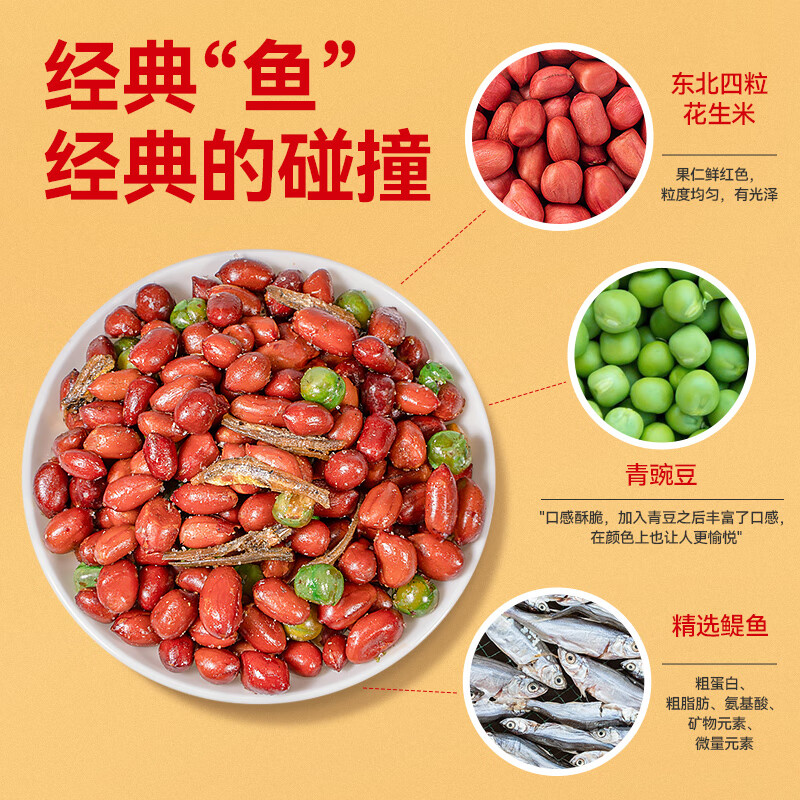 [단발은 발송되지 않으며, 다른 주문과 함께 가능합니다] 샤오유 땅콩 100g