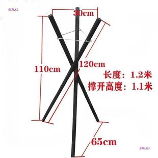 Opening Flower Basket Stand Fake Flower Wooden Triangular Flower Shop Floor-Standing Three-Pronged Flower Rack Flower Stand Tripod Stand