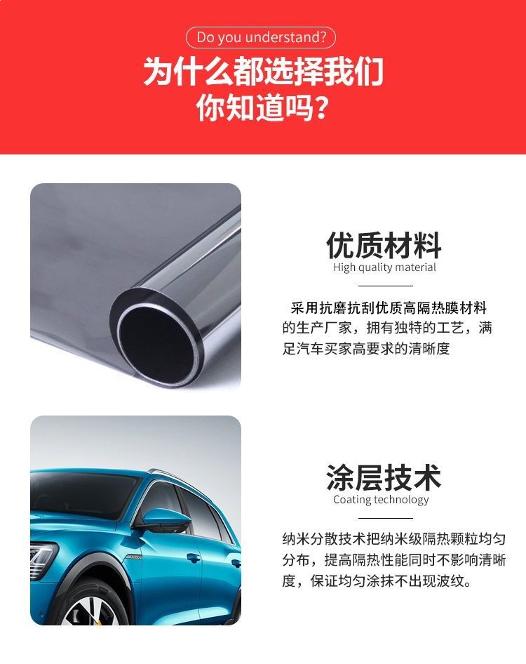 [3m] Car Window Film, Front Windshield Film, Explosion-Proof, Sun Protection, Heat Insulation, Solar Film, Car Window Film, Full Car Film Package with Installation