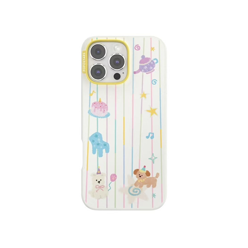Magsafe Magnetic Floral Puppy Case Suitable for Iphone16Pro, Same Style as Apple 15Promax Bubble Case 14 Magsafe Magnetic Floral Puppy Case Suitable for Iphone16Pro, Same Style as Apple 15Promax Bubble Case 14