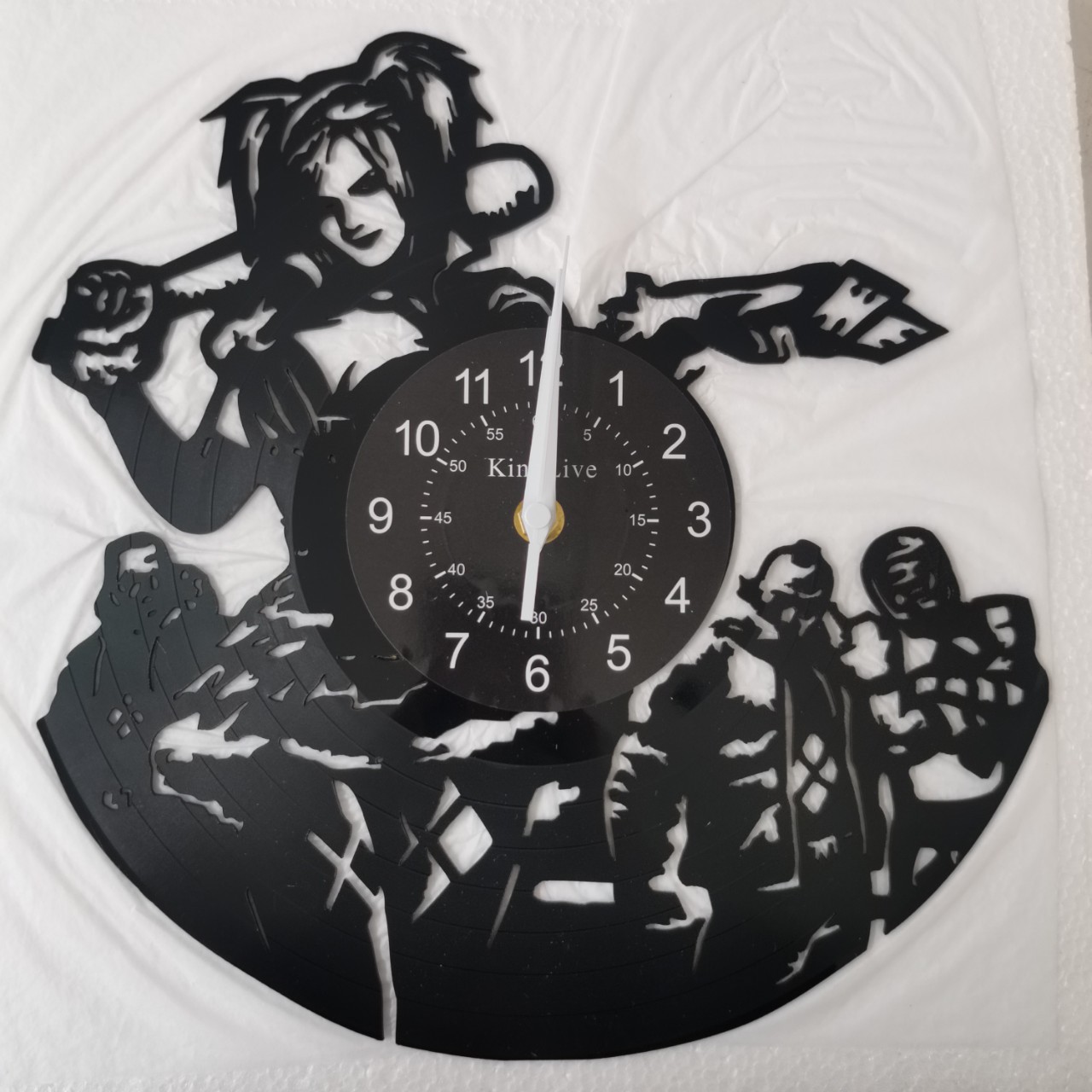 Reloj de pared de vinilo