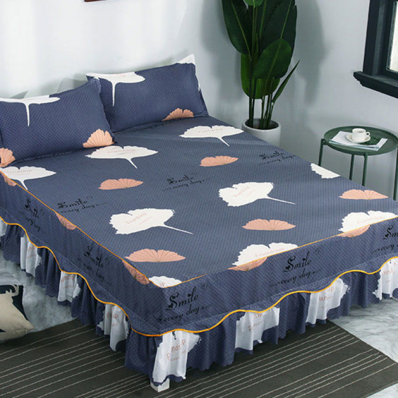 Una sola cubierta de cama de color sólido cubierta de cama de cama coreana sábanas de cama 1 m 1.5 / 2.0 m