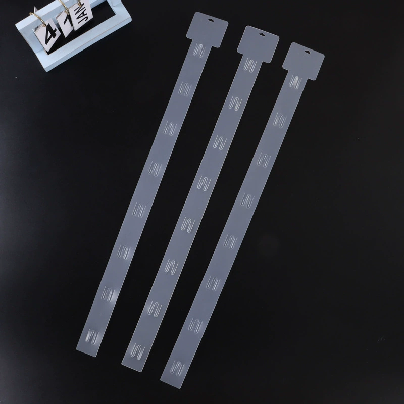 Складной пластиковый рекламный дисплей матовое висит полосы Подгонянная реклама матовое PP инжекционного метода литья супермаркет висит полосы можно подгонять