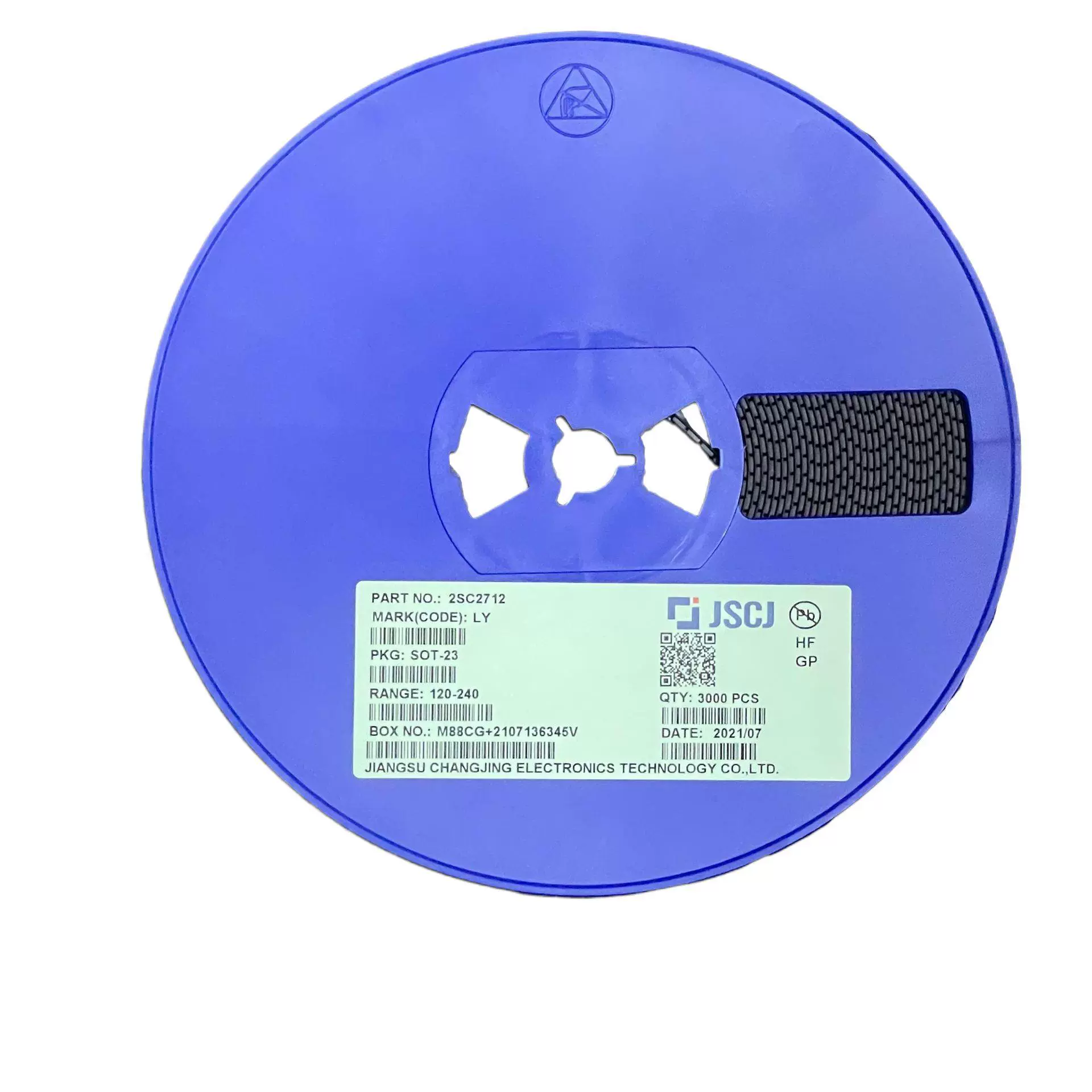贴片三极管 2SC2712 丝印LY SOT-23 NPN晶体管 50V/150mA CJ/长电