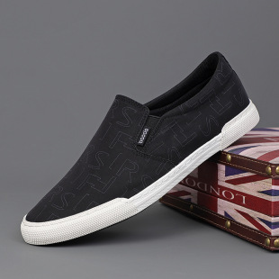 2024 spring new breathable casual sneakers men's casual slip-on fashionable all-match lazy old Beijing cloth shoes