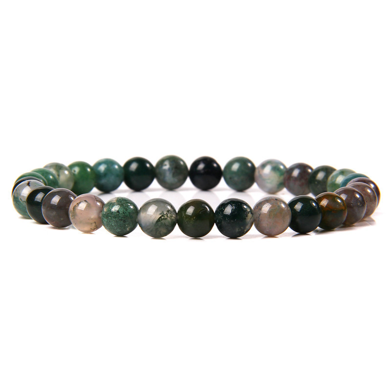 18g Weight Bracelets Classification Natural Stone Chain Material 1 Piece Quantity Holiday, Daily Occasion natural stone Material Round Pattern Unisex Gender Beaded Design Casual, Simple Style Style Casual Simple Style Round Natural Stone Wholesale Bracelets 10